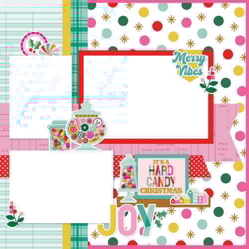 Simple Stories Hard Candy Christmas Page Kit