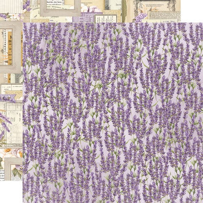 Simple Stories - Simple Vintage Lavender Fields Collection - 12 x 12 Double Sided Paper - Wild At Heart