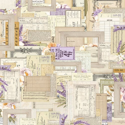 Simple Stories - Simple Vintage Lavender Fields Collection - 12 x 12 Double Sided Paper - Wild At Heart
