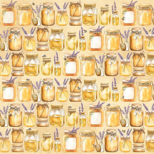 Simple Stories - Simple Vintage Lavender Fields Collection - 12 x 12 Double Sided Paper - Just Bee You