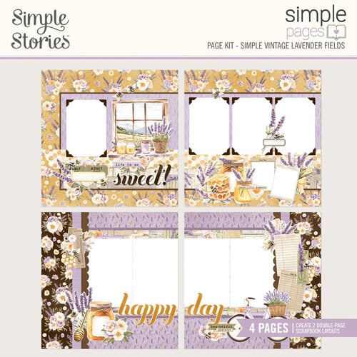 Simple Stories - Simple Vintage Lavender Fields Collection - Simple Pages - Page Kit