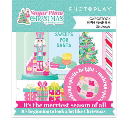 Photoplay Paper Sugar Plum Christmas Cardstock Ephemera