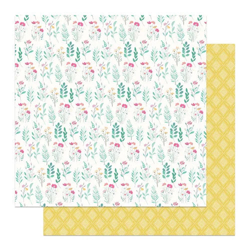 PhotoPlay - Wildflower Dreams Collection - 12 x 12 Double Sided Paper - Follow Your Dreams