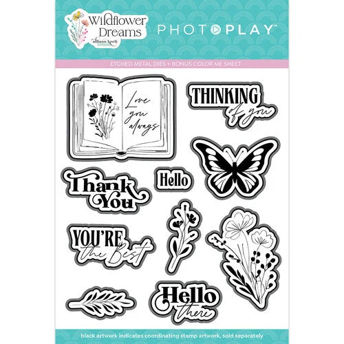 PhotoPlay - Wildflower Dreams Collection - Etched Dies