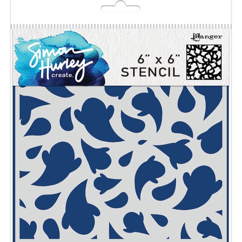 Simon Hurley  6" x 6" Stencil  HUS74748 Ghosted