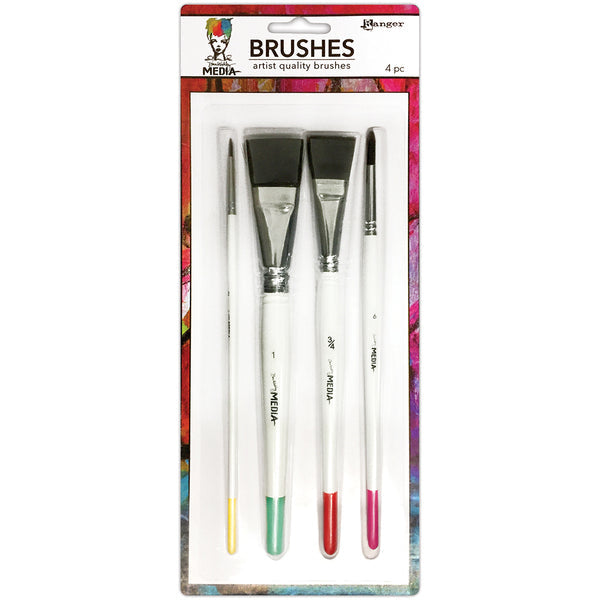 Ranger Ink Dina Wakley Brushes 4 pc