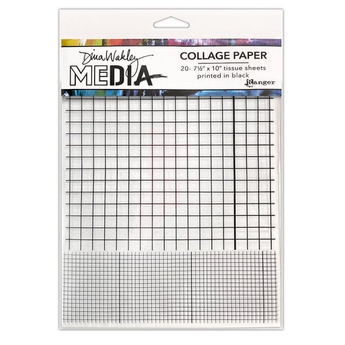 Ranger Ink Dina Wakley Collage Paper Grids