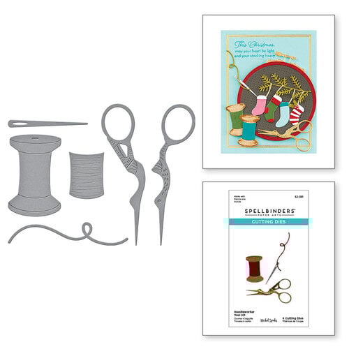 Spellbinders Needle Worker Tool Kit Die Cuts S2381