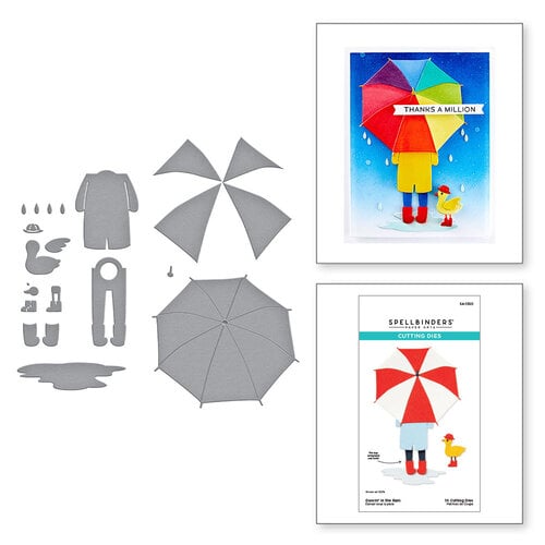 Spellbinders Dancing in the Rain Die Cuts S41350
