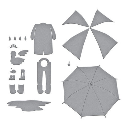 Spellbinders Dancing in the Rain Die Cuts S41350