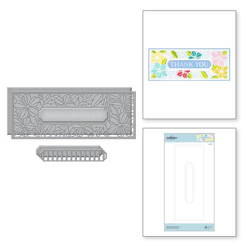 Spellbinders Blossoming Slimline Die Cuts S5450