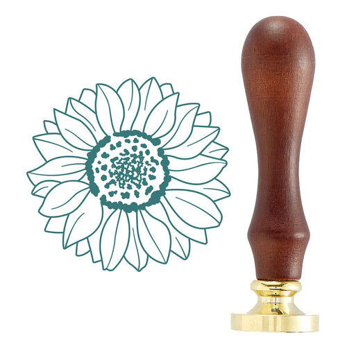 Spellbinders Wax Seal Stamp Sunflower