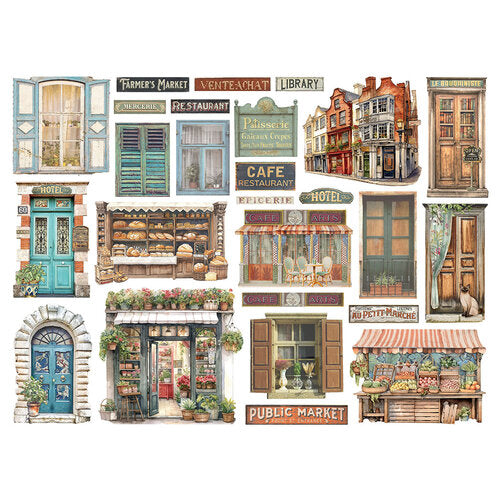 Stamperia Die Cuts Art of Traveling - DFLDC110
