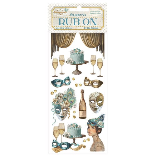 Stamperia Rub On Masquerade - DFLRB138