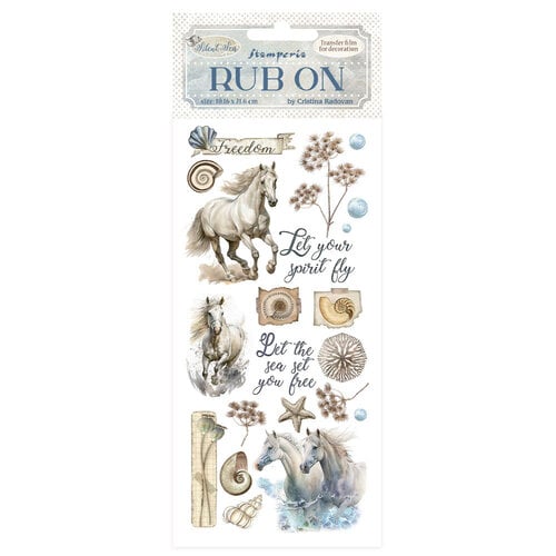 Stamperia Rub On Silent Sea - DFLRB156