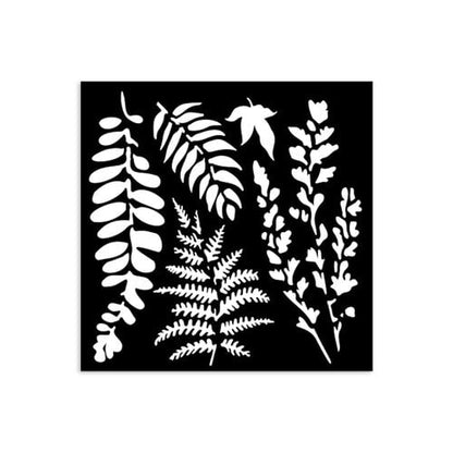 Stamperia Media Stencil  12x25 cm - Leaves - KSTDL108