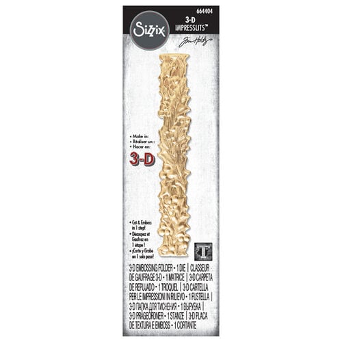 Sizzix Tim Holtz 3D Impresslets Holly Berries 3D Embossing Die Cut 664404