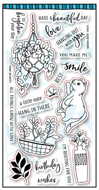 Dare 2B Artzy - Love Grows Stamp