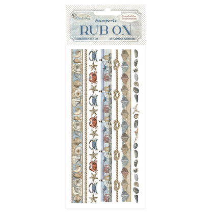 Stamperia Rub On Silent Sea - DFLRB159