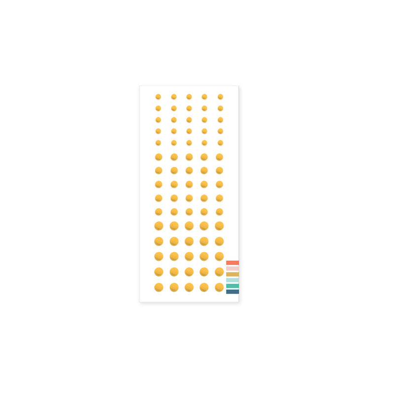 Concord & 9th - Sunflower Enamel Dots 11708 Qty 75