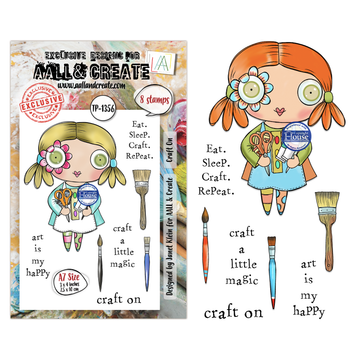 Aall & Create , #TP-1356 - A7 Stamp Sets - Craft On