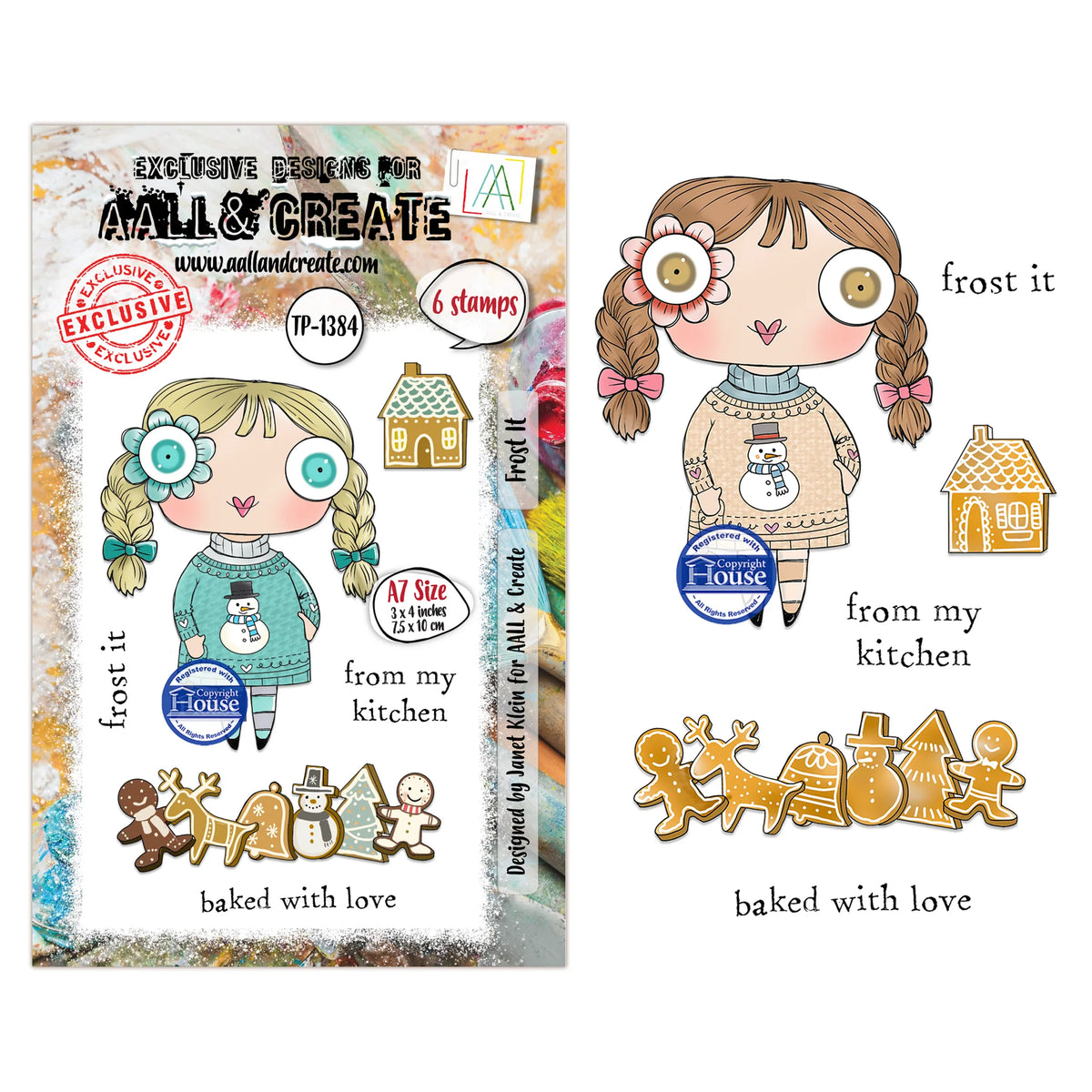 #TP-1384 - A7 Stamp Set - Frost It