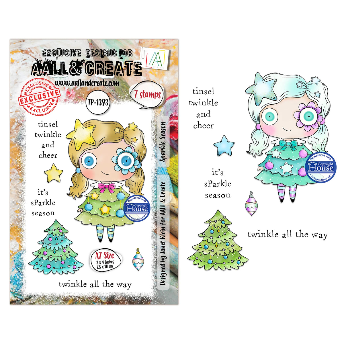 #TP-1393 - A7 Stamp Set - Sparkle Season