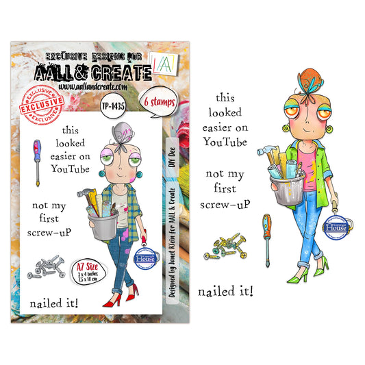 #TP-1435 - A7 Stamp Set - DIY Dee