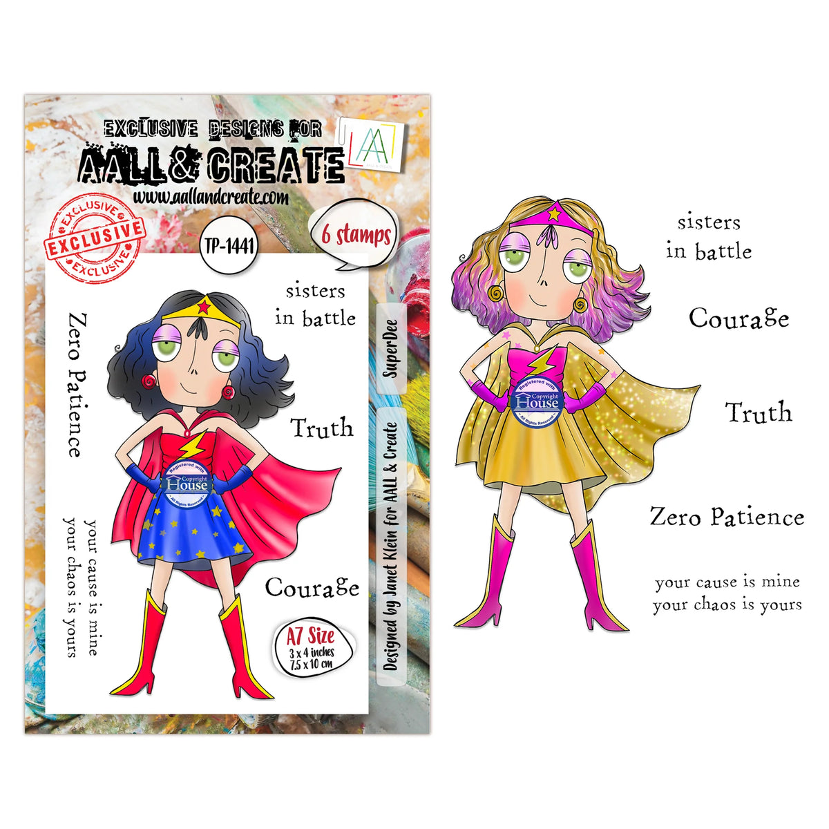 #TP-1441 - A7 Stamp Set - SuperDee