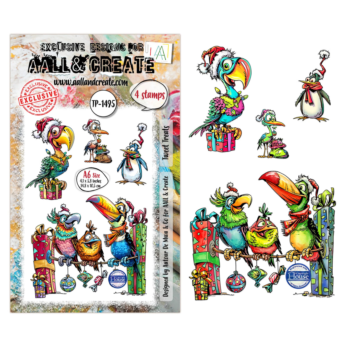 TP-1495 - A6 Stamp Sets - Tweet Treats