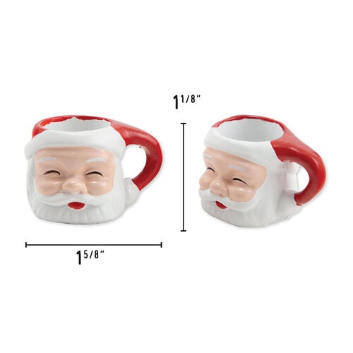 Tim Holtz Idea-ology Santa Mugs