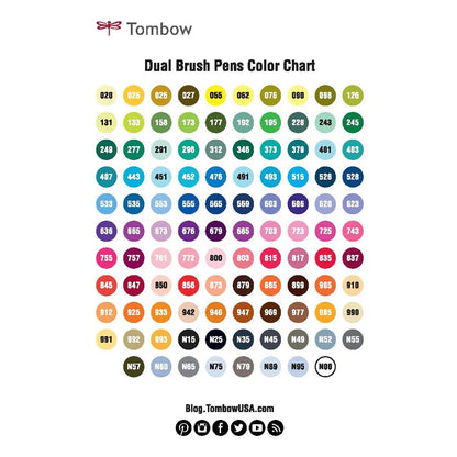 Tombow ABT Dual Brush Water Based Markers