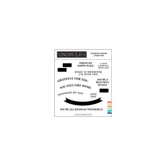 Concord & 9th - Window Wishes Stamp Set 12478
