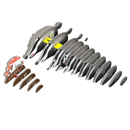 Safari Ltd. - EUGY Badger 3D Puzzle