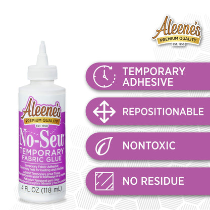 Aleene's Aleene's No-Sew Temporary Fabric Glue 4oz