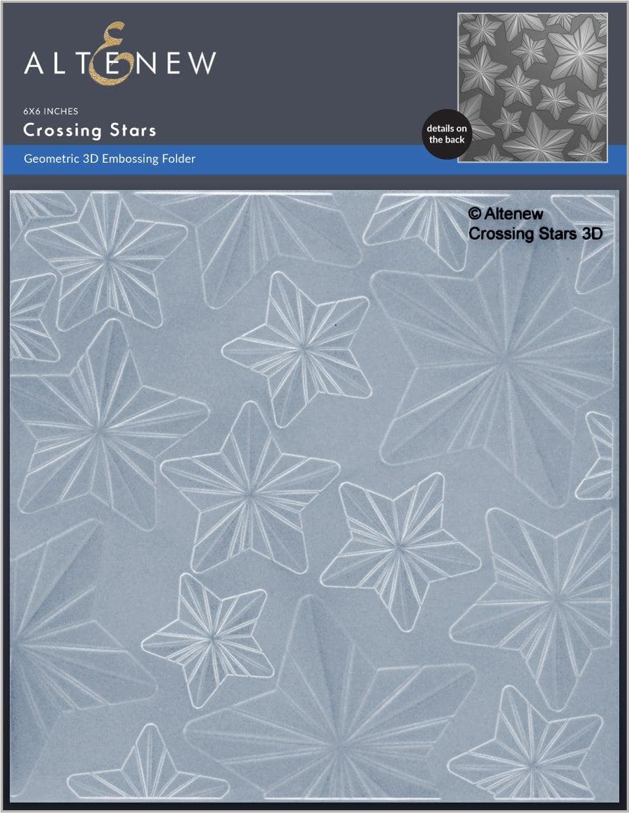 Altenew Crossing Stars 3D   Embossing Folder ALT6649