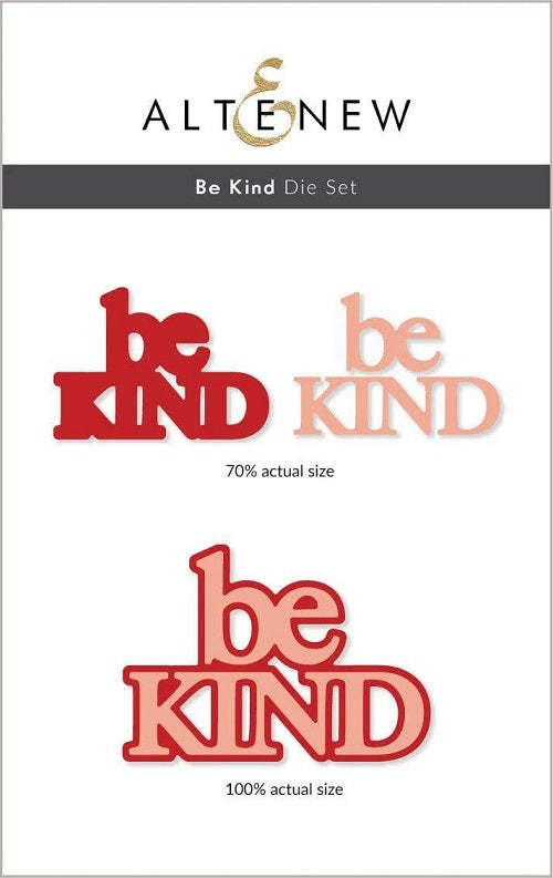 Altenew Be Kind Die Set Die Cut Set ALT6534