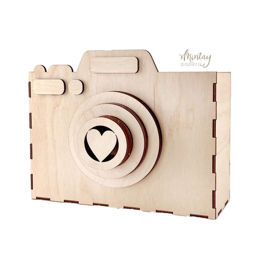 Mintay Camera Box Woodies Premium Plywood Home Decor Wood Box Kit MTWD311