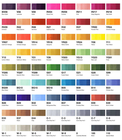 Copic Sketch Marker Set - 72pc