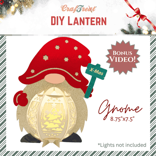 Craftreat DIY Lantern Gnome