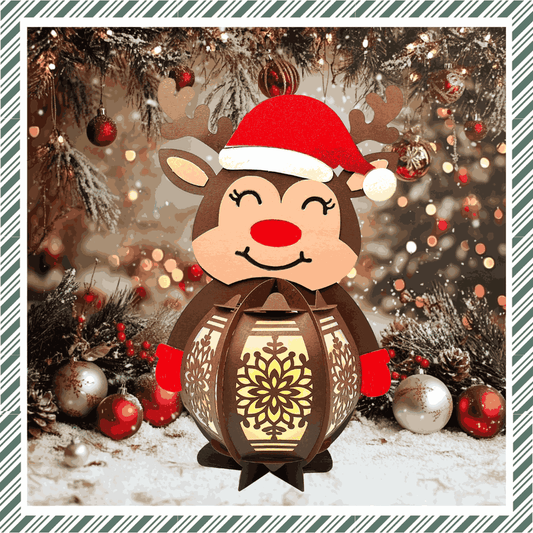 Craftreat DIY Lantern Reindeer