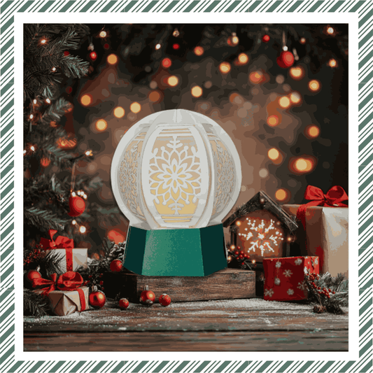 Craftreat DIY Lantern Snowglobe