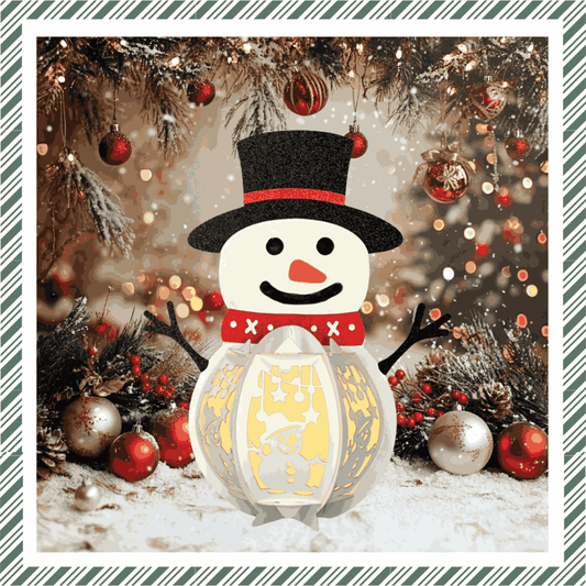 Craftreat DIY Lantern Snowman