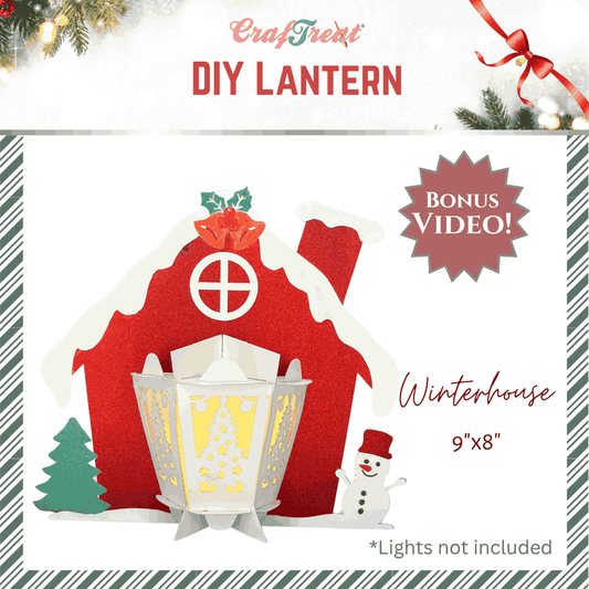 Craftreat DIY Lantern Winter House