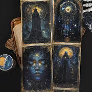 Washi Tape - 80mm*200cm Vintage Tarot Goddess Character Landscape