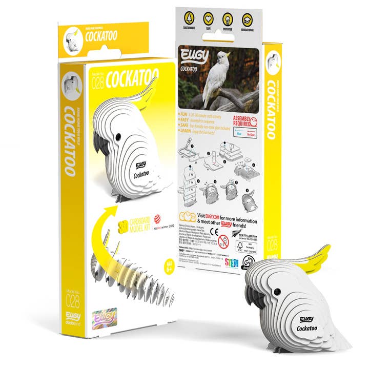 Safari Ltd. - EUGY Cockatoo 3D Puzzle