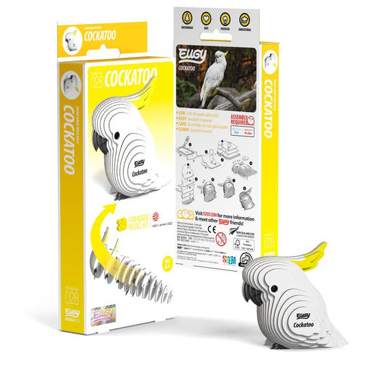 Safari Ltd. - EUGY Cockatoo 3D Puzzle