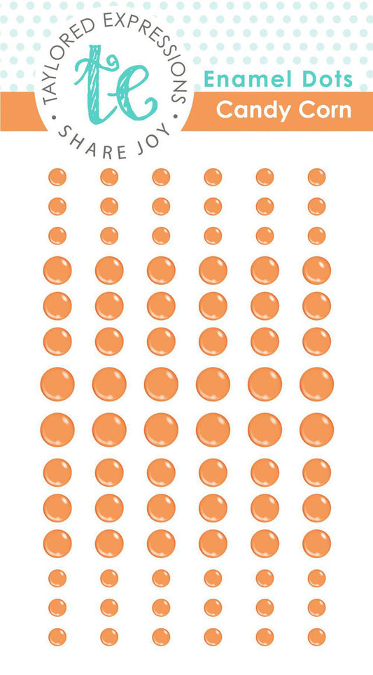 Taylored Expressions Candy Corn Enamel dots