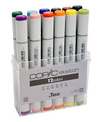 Copic Sketch Marker Set - 12pc