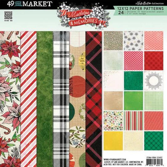 49 & Market Mistletoes & Memories 12x12 Paper Patterns